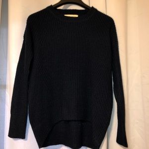 Navy blue knit Love Crazy sweater